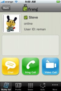 ... Mobile News | iPhone Apps 2Day: Fring Brings Video Calls to iPhones