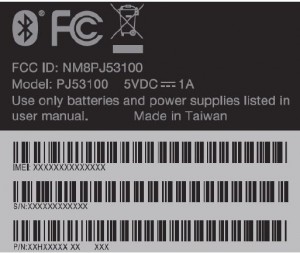 FCC Droid Label