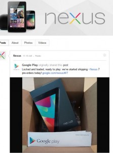 Nexus 7 Sold Out?