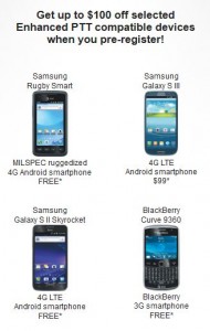 AT&T 2 PTT with Enhanced Push to Talk Samsung Galaxy S3, Rugby, S2 Skyrocket & BlackBerry Curve, 