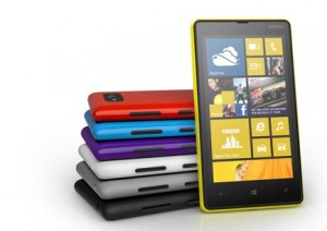 Windows Phone 8 Nokia Lumia 820 Can Be Used with Gloves or Nails in Purple