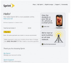 BogusSprintBill Bogus Pocus Focus Dont Pay these Sprint Online Bills