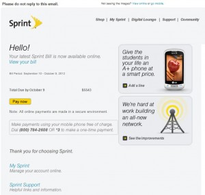 Sprintbill2 Bogus Pocus Focus Dont Pay these Sprint Online Bills