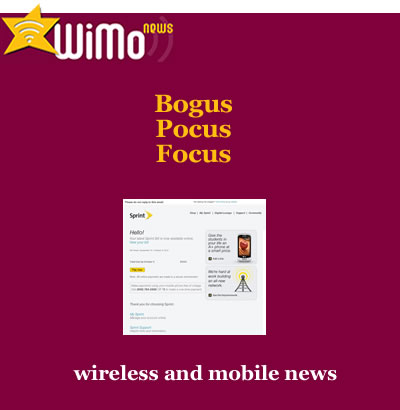 Bogus Pocus Focus   Dont Pay these Sprint Online Bills