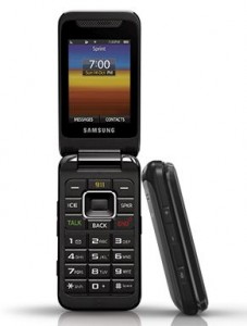 Grandma Baby Boomer Clamshell Basic Samsung M400  Cell Phone