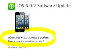 iPhone 5 iOS 6.02 Update Fixes Ghosting Data Bug 4 AT&T?