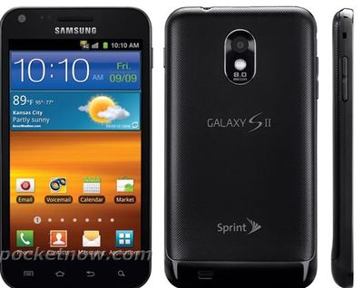 Samsung Galaxy S II News: Samsung Epic 4G Touch (Sprint) Pictured ...