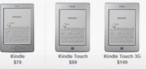 Amazon Kindle e-Readers