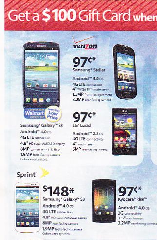 Wireless and Mobile News | Walmart Smartphone $100 GC Deal Details Is ...