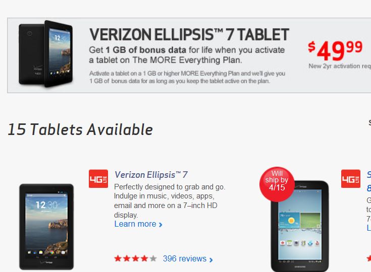 Better Deal 4 Verizon Tablet Owners with More Everything Wireless and